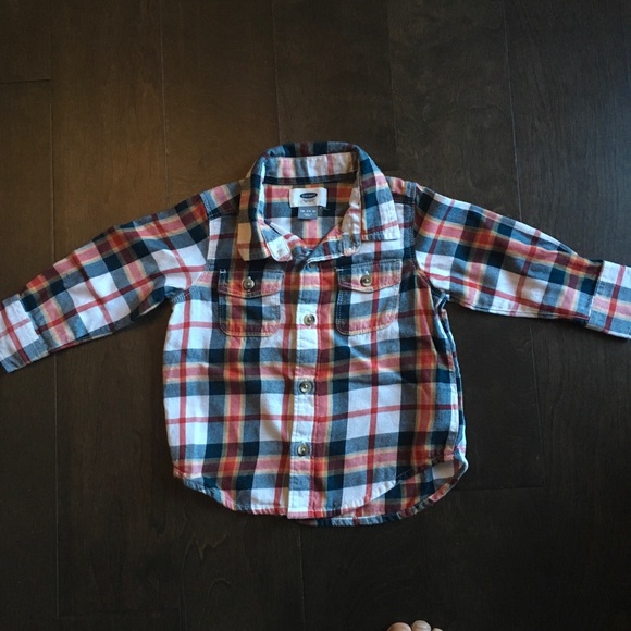 Old Navy Button Down Plaid - Picture 1 of 3